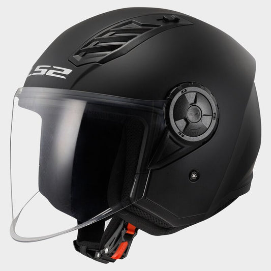 Casco Jet LS2 AIRFLOW 2 nero opaco