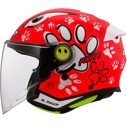 Casco moto Jet Bimbo LS2 FUNNY 2 PAWS