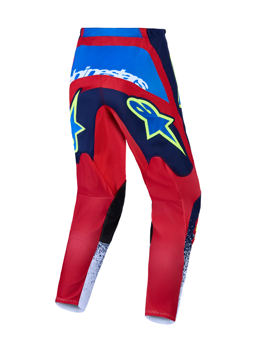 Completo motocross enduro Alpinestars Fluid Drag 2027 rosso blu