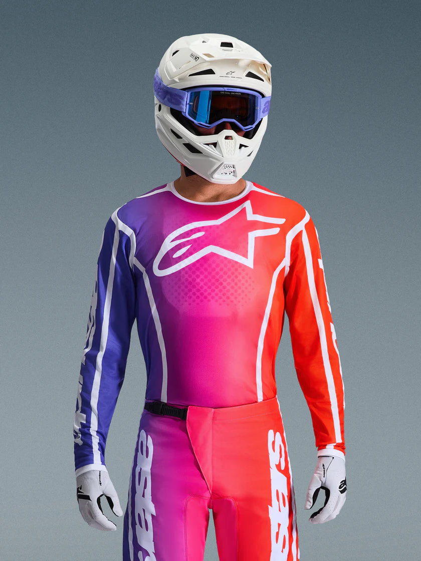 Completo motocross enduro Alpinestars Fluid Apex multicolore