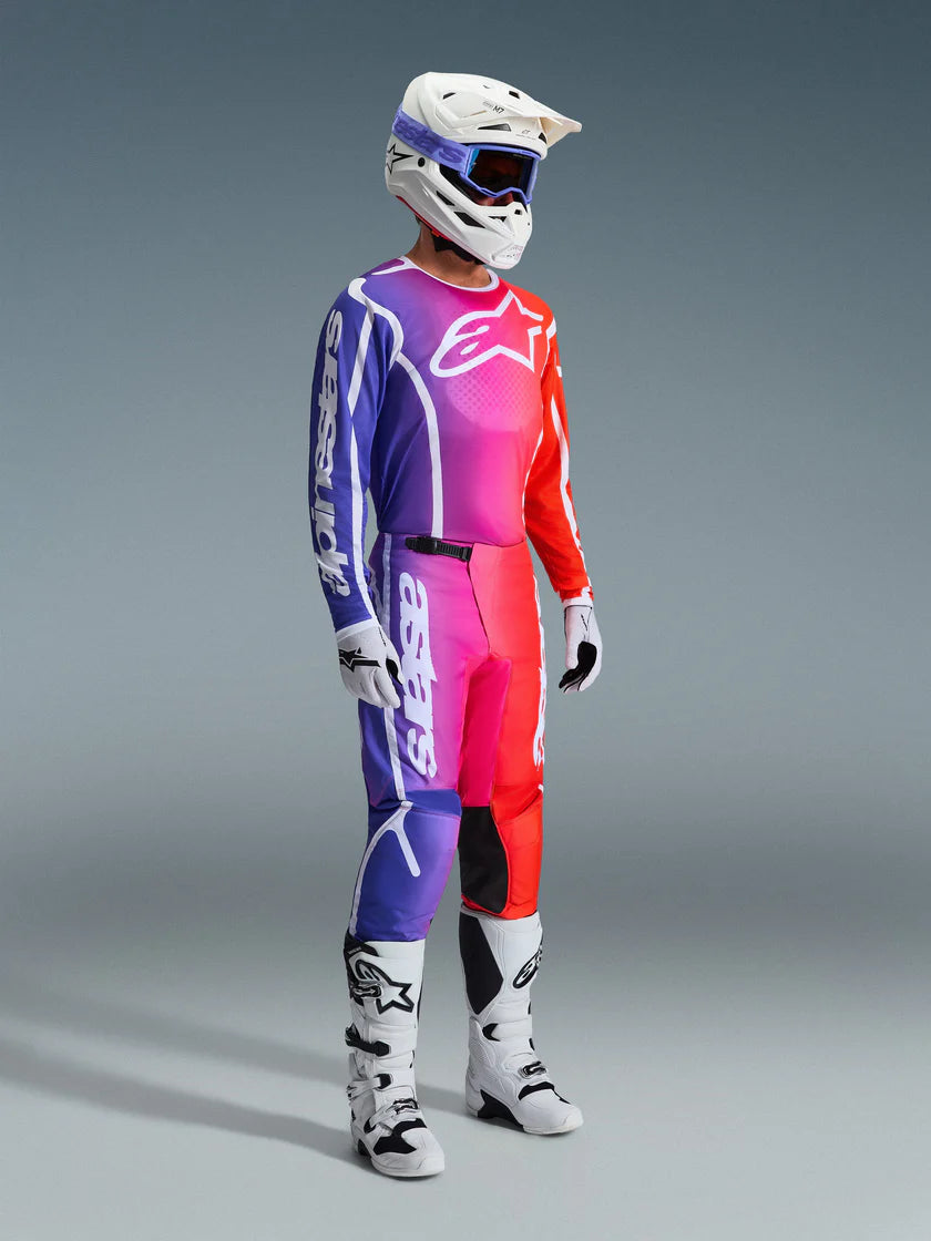 Completo motocross enduro Alpinestars Fluid Apex multicolore