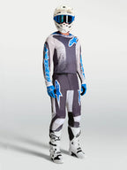 Completo motocross enduro Alpinestars Fluid Drag 2027 bianco blu