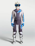 Completo motocross enduro Alpinestars Fluid Drag 2027 bianco blu