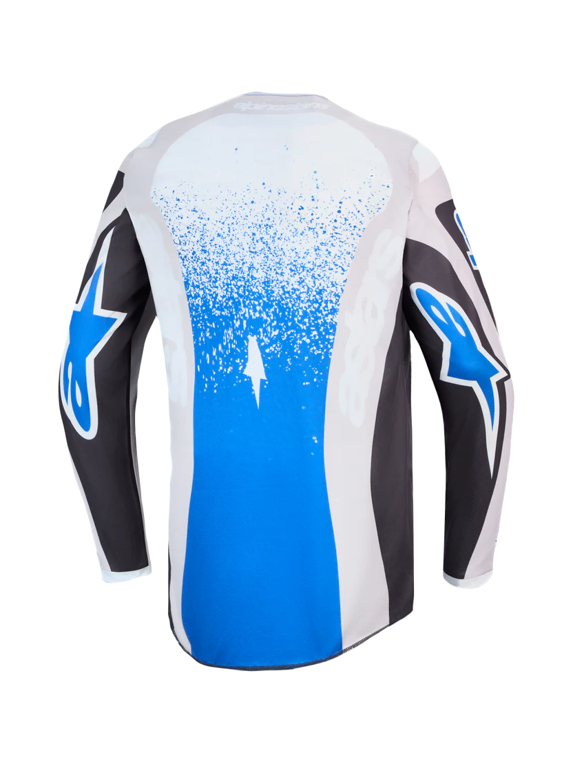 Completo motocross enduro Alpinestars Fluid Drag 2027 bianco blu