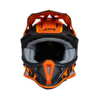 Casco Moto Cross Enduro Just1 J18-f Hexa Arancio Titanio Nero