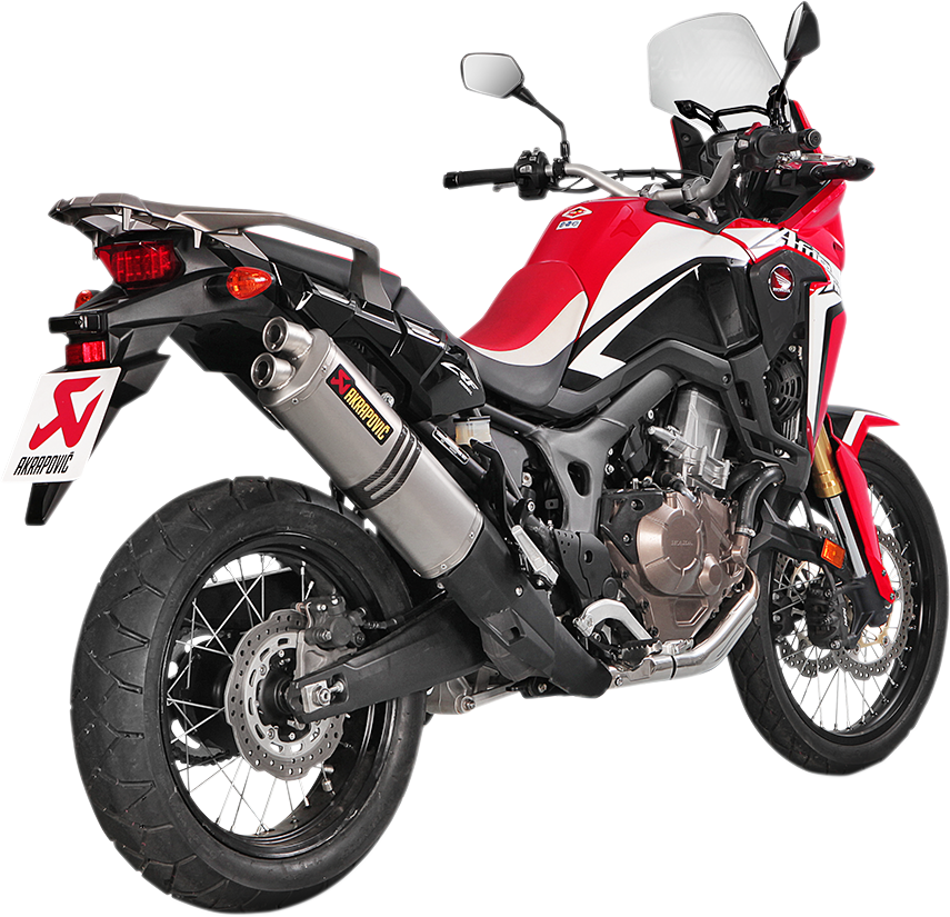 Silenziatore AKRAPOVIC TITANIO HONDA AFRICA TWIN CRF 1000 L 2016-2019 NON OMOLOGATO