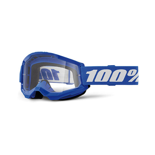 MASCHERA 100% STRATA 2 BLUE - LENTE TRASPARENTE