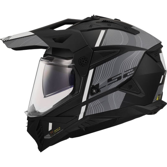 Casco Moto Adventure Ls2 MX702 PIONEER 2 HILL MATT