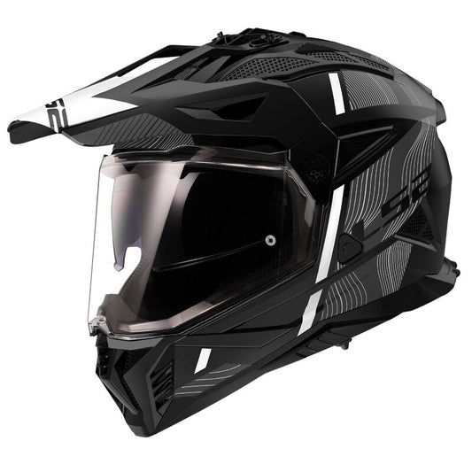 Casco Moto Adventure Ls2 MX702 PIONEER 2 HILL MATT