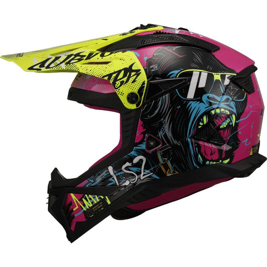 Casco Cross Ls2 Fast 2 Gorilla