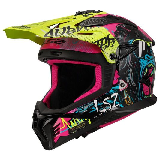 Casco Cross Ls2 Fast 2 Gorilla