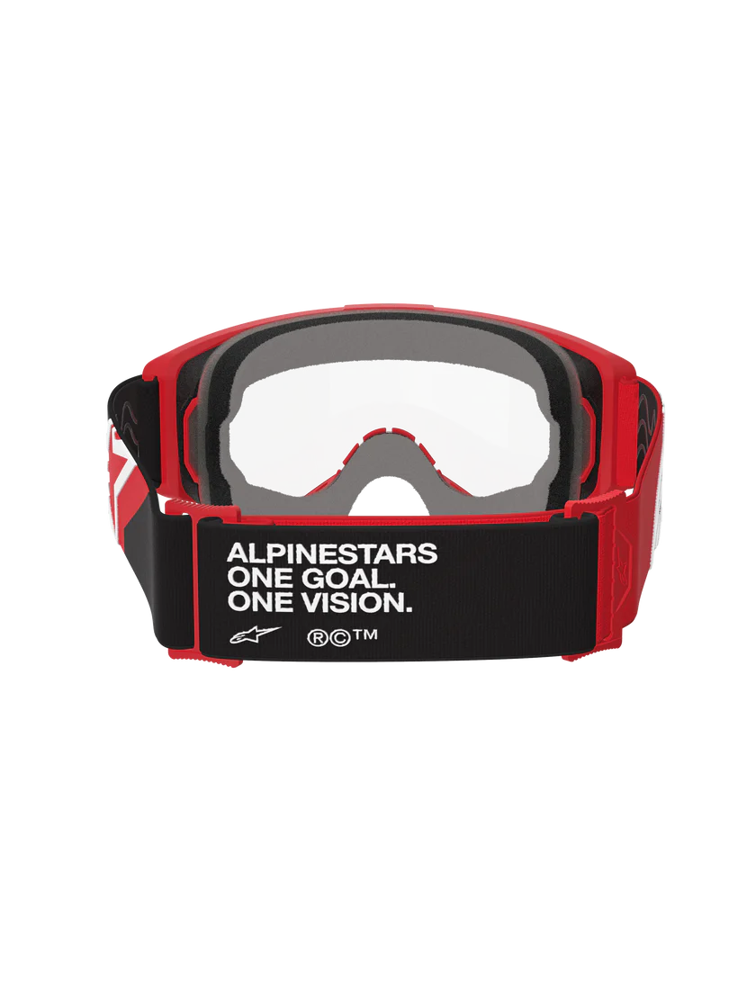 Mascherina motocross enduro Alpinestar Vision OTG rossa