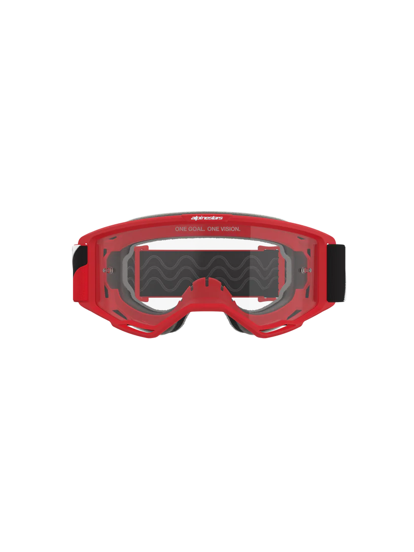 Mascherina motocross enduro Alpinestar Vision OTG rossa