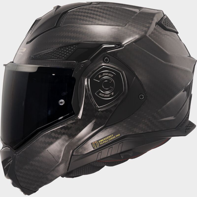 Casco modulare LS2 FF901 ADVANT X CARBON SOLID lucido