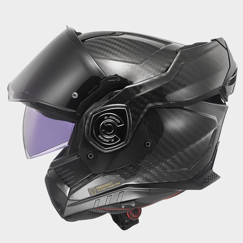 Casco modulare LS2 FF901 ADVANT X CARBON SOLID lucido