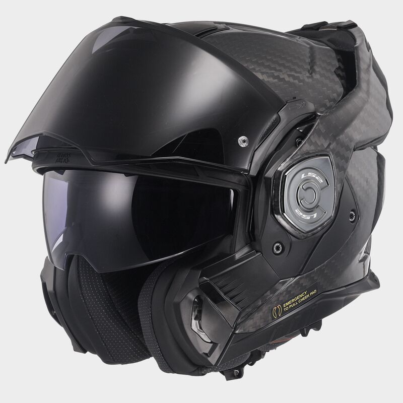 Casco modulare LS2 FF901 ADVANT X CARBON SOLID lucido