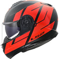 Casco modulare LS2 FF908 STROBE II CODE BLACK RED