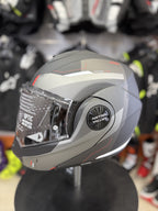Casco Modulare Reversibile MPH ARTRA NERO GRIGIO ROSSO