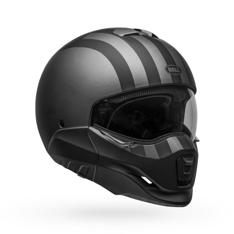 Casco moto BELL BROOZER 2023 FREE RIDE GRIGIO/NERO OPACO