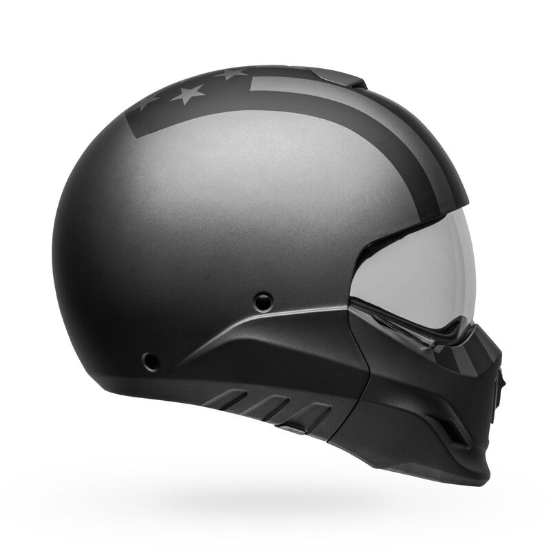 Casco moto BELL BROOZER 2023 FREE RIDE GRIGIO/NERO OPACO