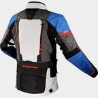 Giacca Moto Tessuto Ls2 NORWAY triplo Strato Nero Grigio Rosso