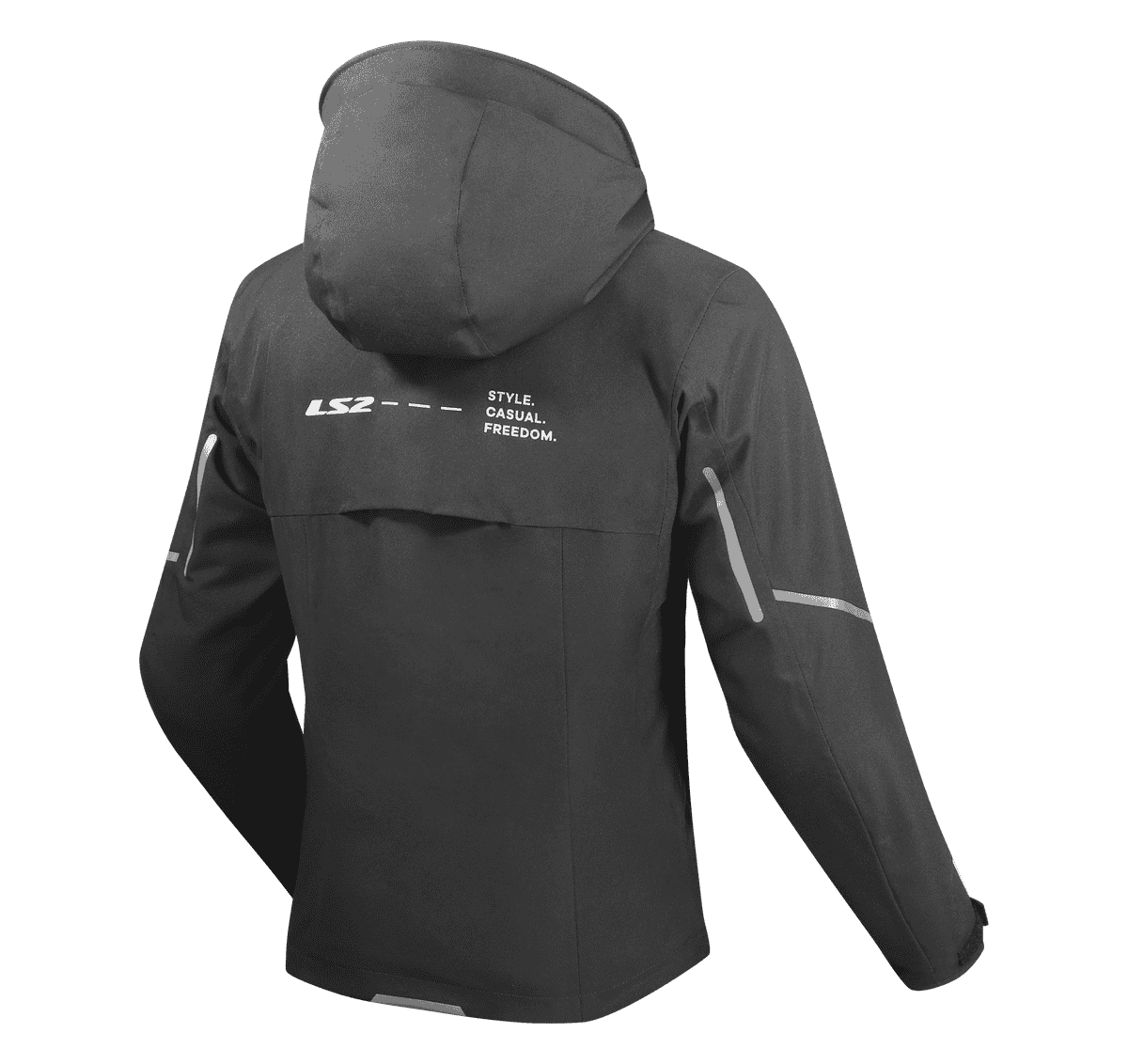 Giacca moto impermeabile LS2 Axel Uomo NERO