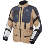 Giacca moto 3 strati LS2 BREAKOUT UOMO JACKET SAND BLUE GREY