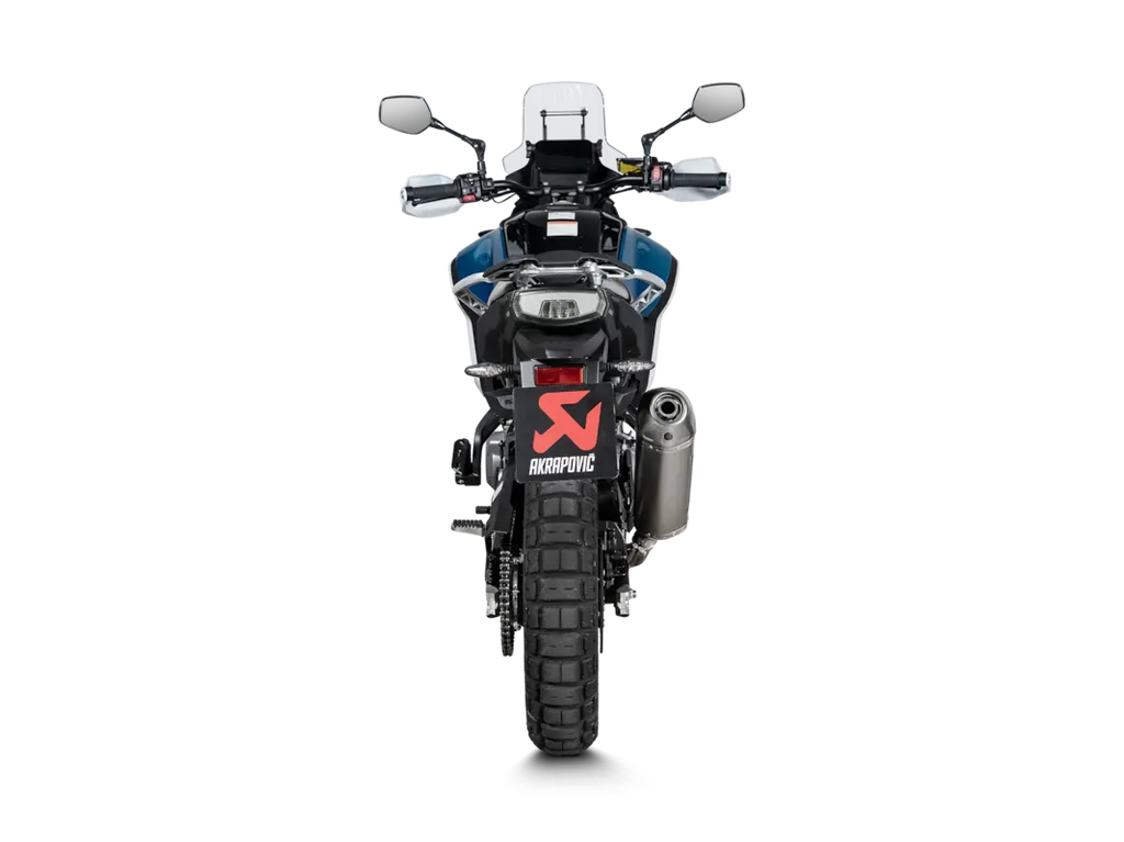 Marmitta terminale Slip-On AKRAPOVIC in titanio per CFMOTO 450MT