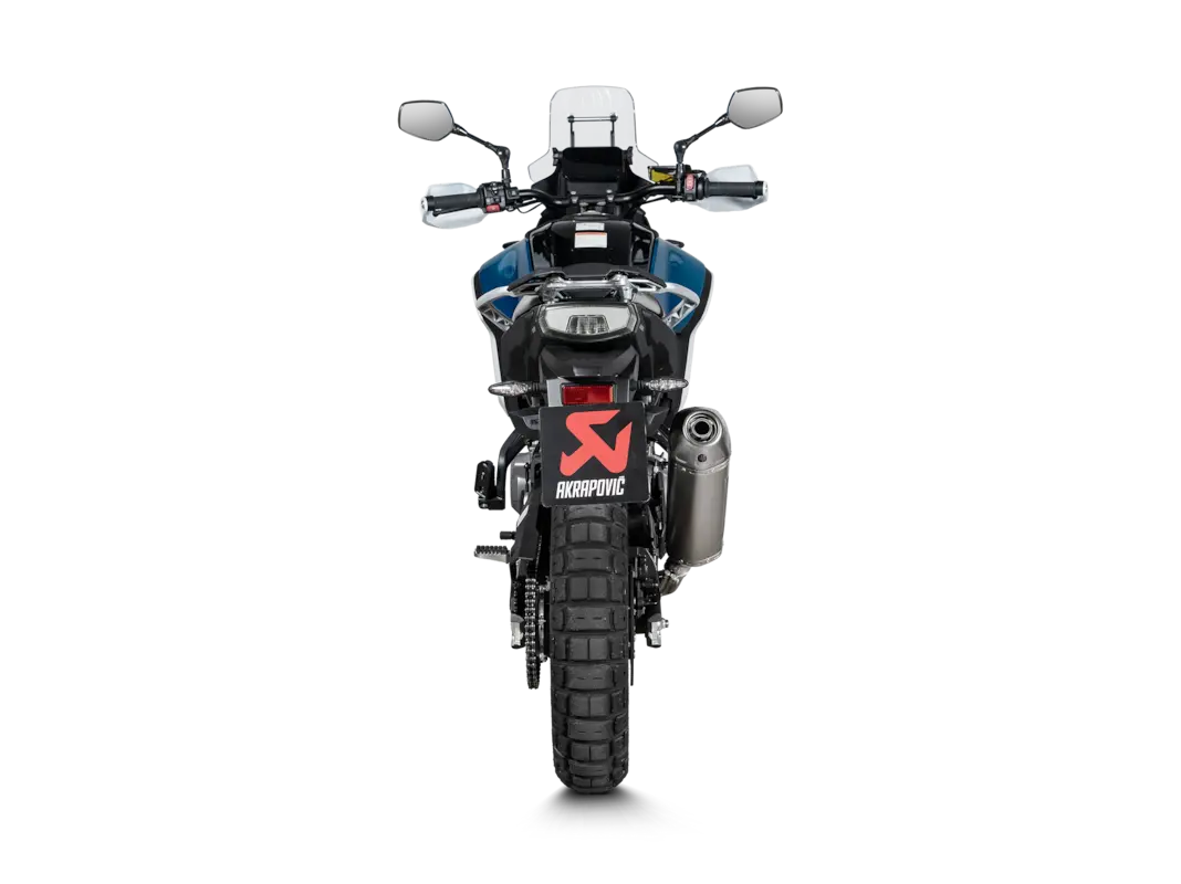 Marmitta terminale Slip-On AKRAPOVIC in titanio per CFMOTO 450MT