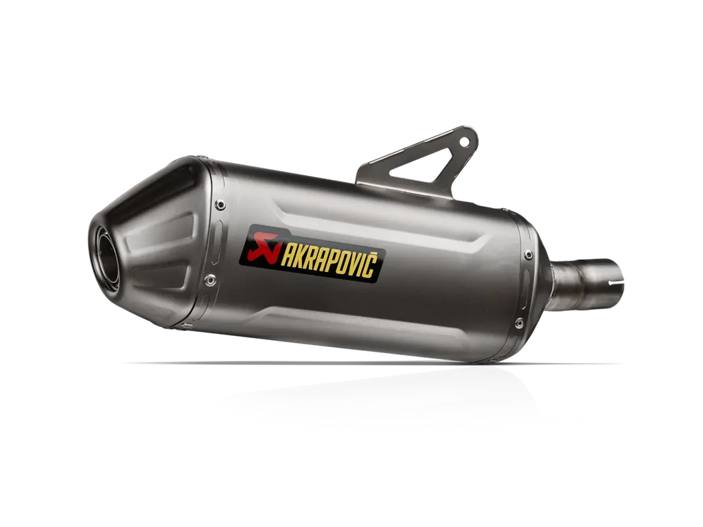 Marmitta terminale Slip-On AKRAPOVIC in titanio per CFMOTO 450MT