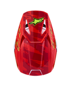 Casco motocross enduro Alpinestars S-M3 Falcon 2027 rosso blu