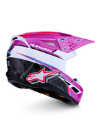 Casco motocross enduro Alpinestars S-M3 Falcon 2027 PURLE