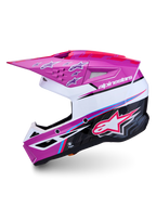 Casco motocross enduro Alpinestars S-M3 Falcon 2027 PURLE