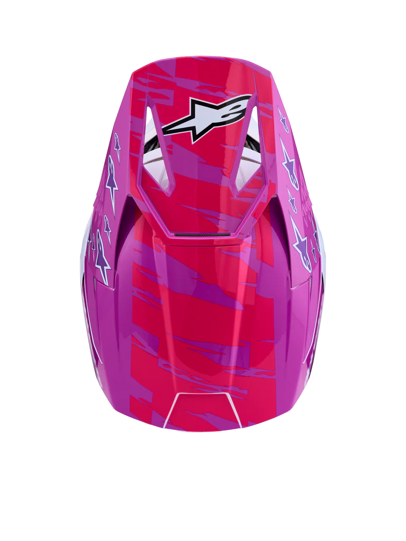 Casco motocross enduro Alpinestars S-M3 Falcon 2027 PURLE