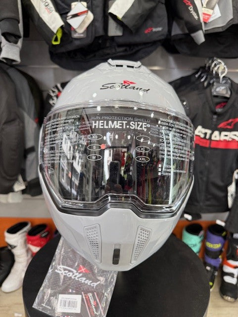 Casco modulare reversibile Scotland Grigio Nardo