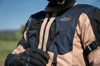 Giacca moto 3 strati LS2 BREAKOUT UOMO JACKET SAND BLUE GREY