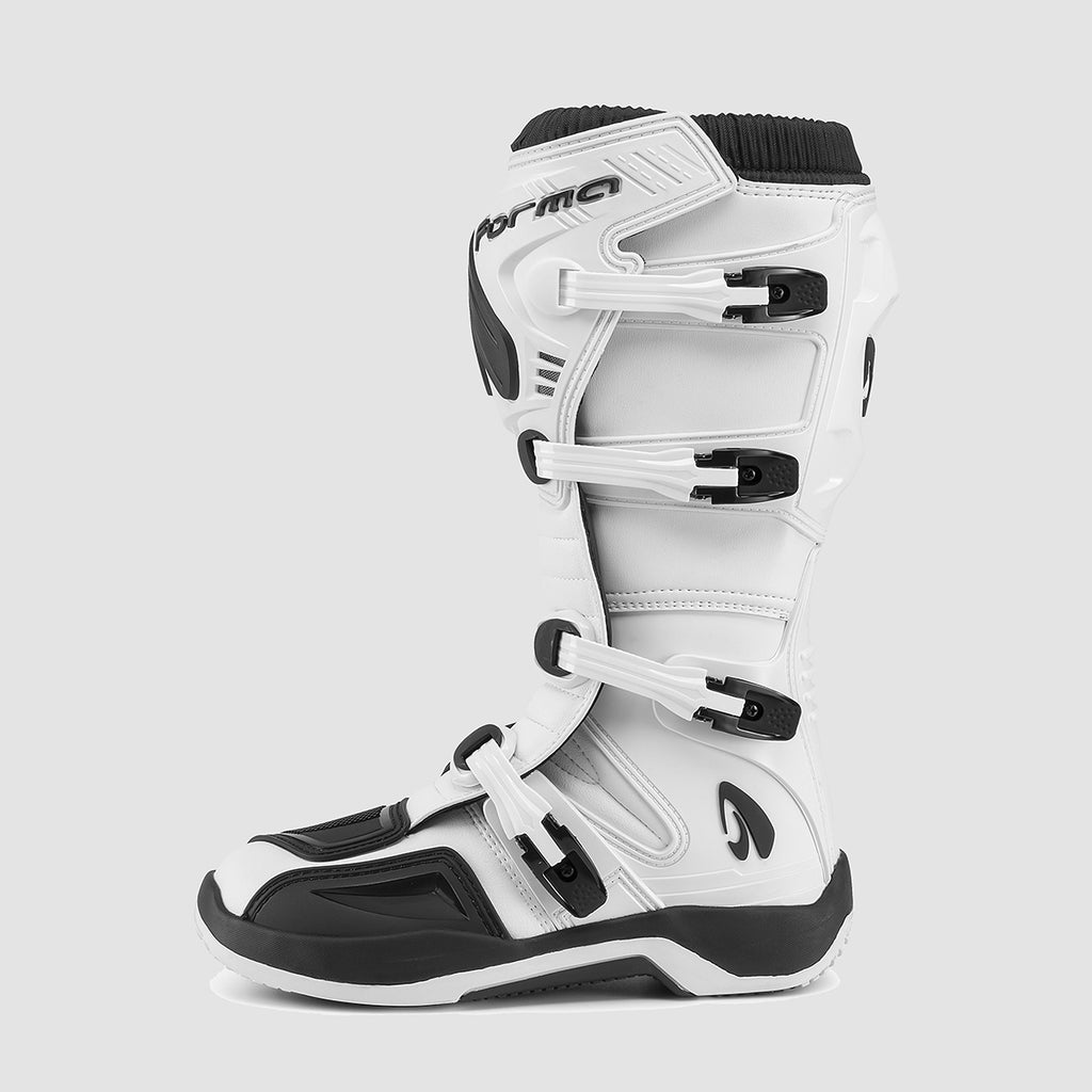 Stivali motocross enduro Forma Traction bianchi