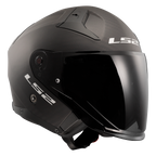 Casco Moto Jet Carbonio Ls2 OF603 INFINITY 2 CARBON Solid Carbonio opaco