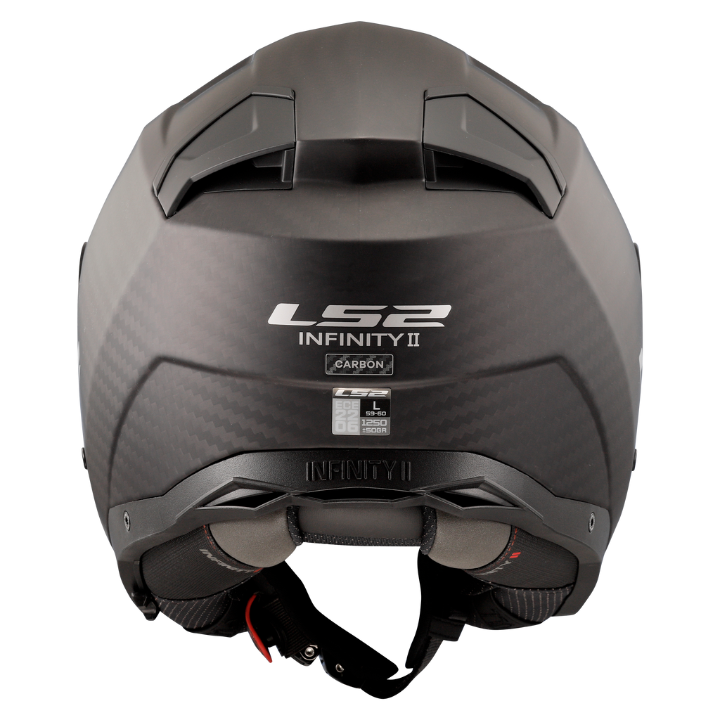 Casco Moto Jet Carbonio Ls2 OF603 INFINITY 2 CARBON Solid Carbonio opaco