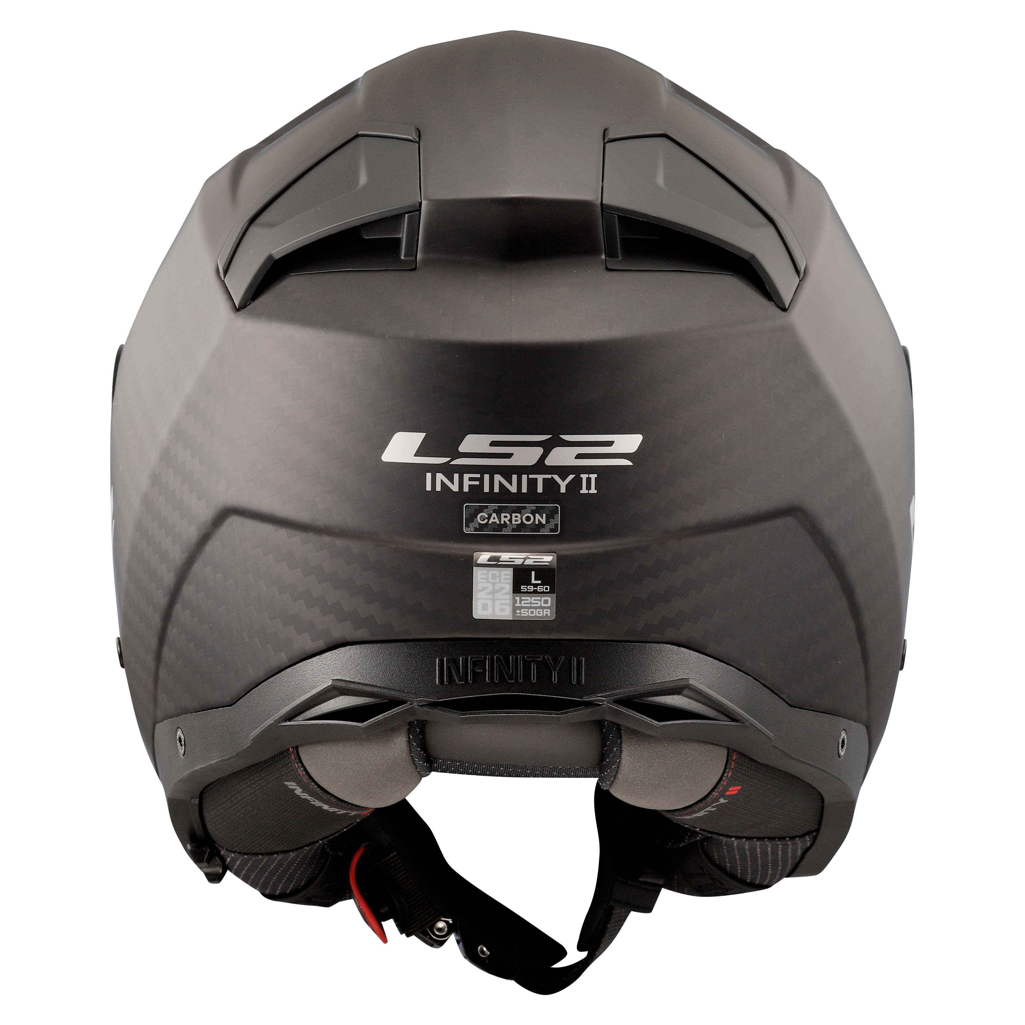 Casco Moto Jet Carbonio Ls2 OF603 INFINITY 2 CARBON Solid Carbonio opaco