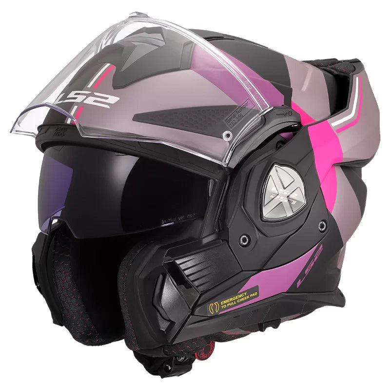 Casco modulare LS2 FF901 ADVANT X ULTRA ROSA VIOLA OPACO