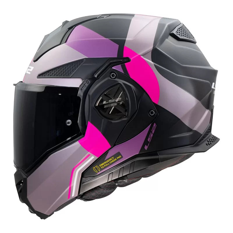 Casco modulare LS2 FF901 ADVANT X ULTRA ROSA VIOLA OPACO