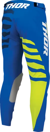 Completo motocross enduro Thor Launchmode Shredder blu giallo fluo