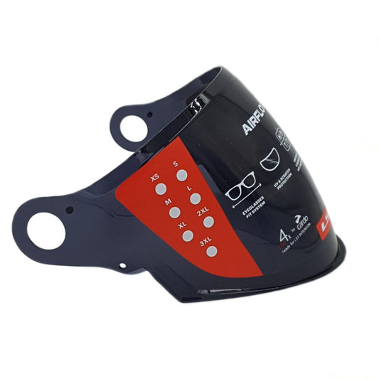 Visiera nera per casco LS2 Airflow 2
