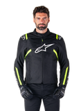 Giacca Alpinestars T-SPS V2 Impermeabile nero giallo fluo