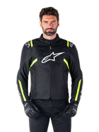 Giacca Alpinestars T-SPS V2 Impermeabile nero giallo fluo