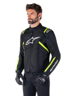 Giacca Alpinestars T-SPS V2 Impermeabile nero giallo fluo