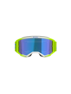 Maschera motocross enduro Alpinestars vision 5 purple giallo fluo con lente specchiata