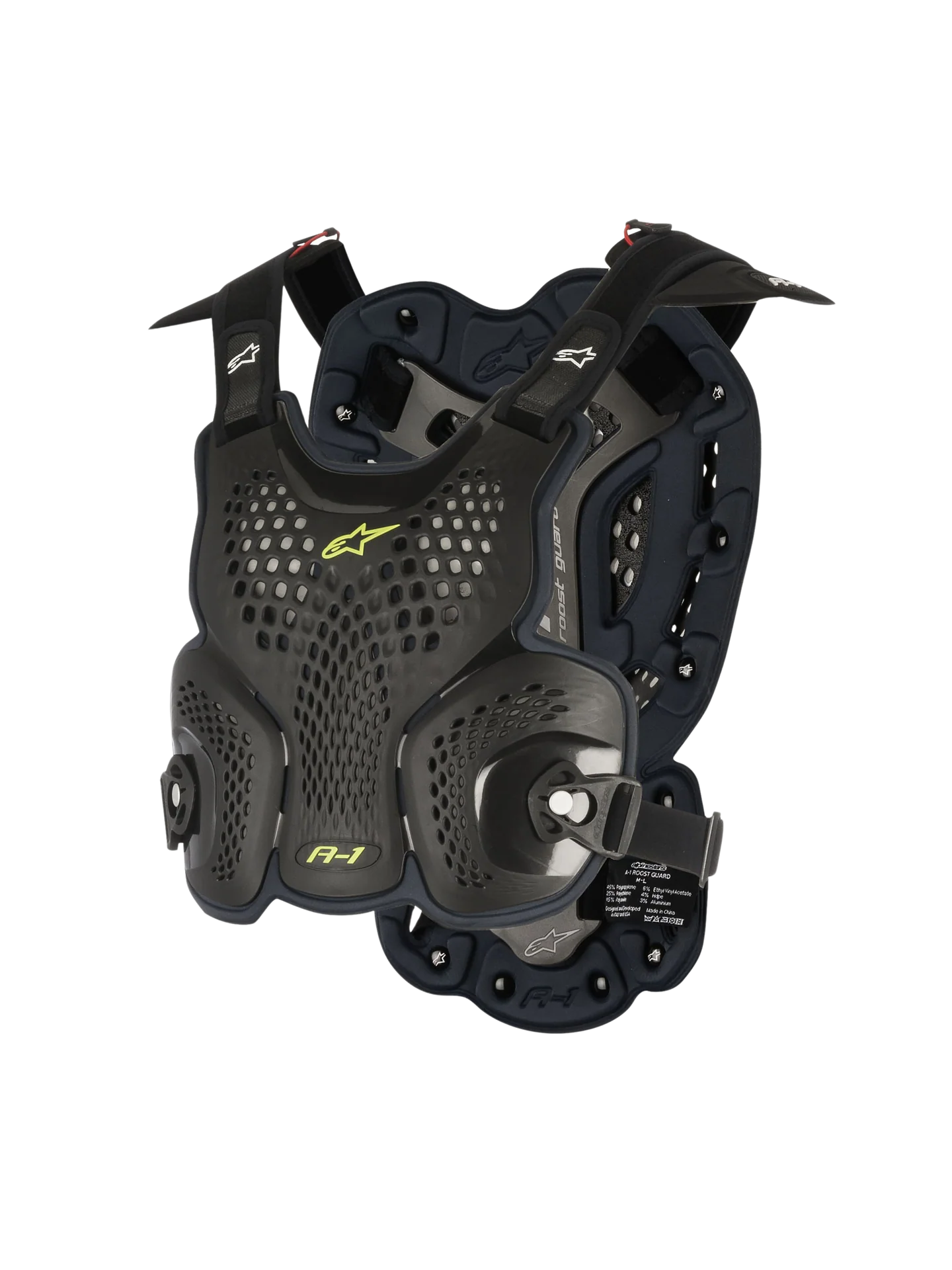Pettorina motocross enduro Alpinestars A-1 Roost nera