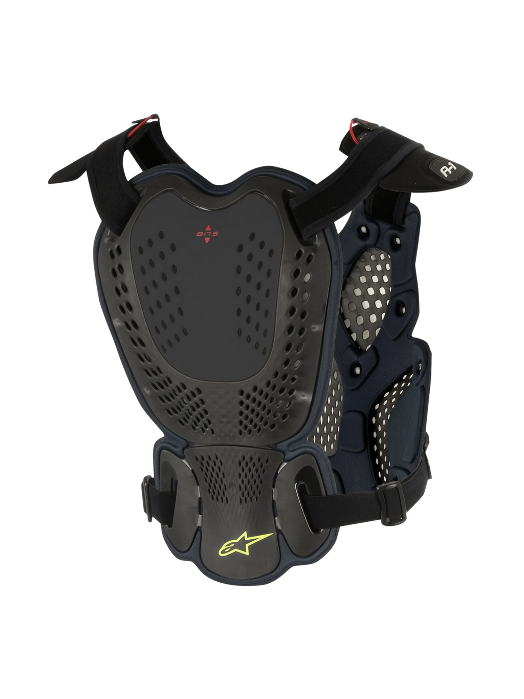 Pettorina motocross enduro Alpinestars A-1 Roost nera